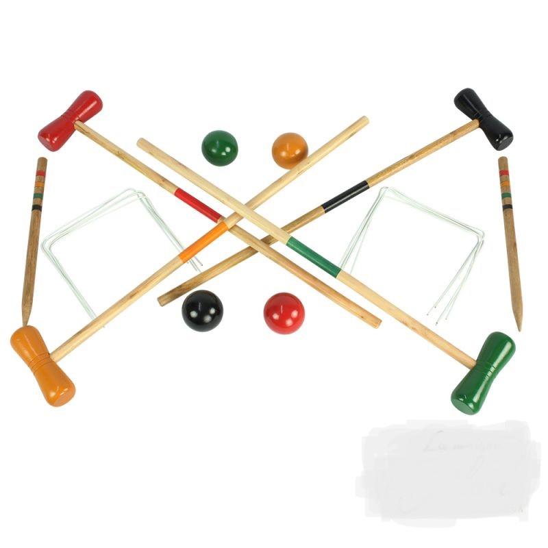 Jeu croquet en bois 4 enfants